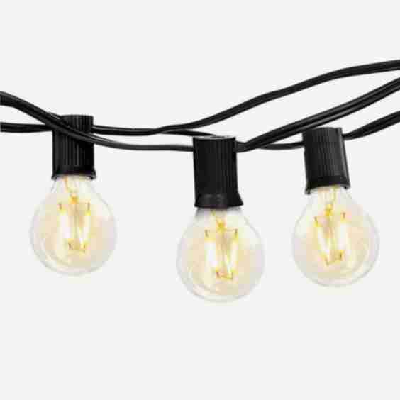 Ambience Globe G40 Waterproof LED String Lights 1W 26 Ft