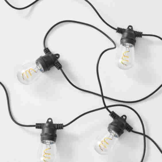 Spiral Solar String Lights
