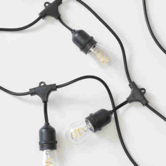 Spiral Hanging String Lights