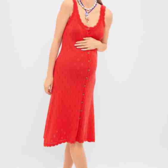 Poppy Eloise Crochet Nursing Tank Dress