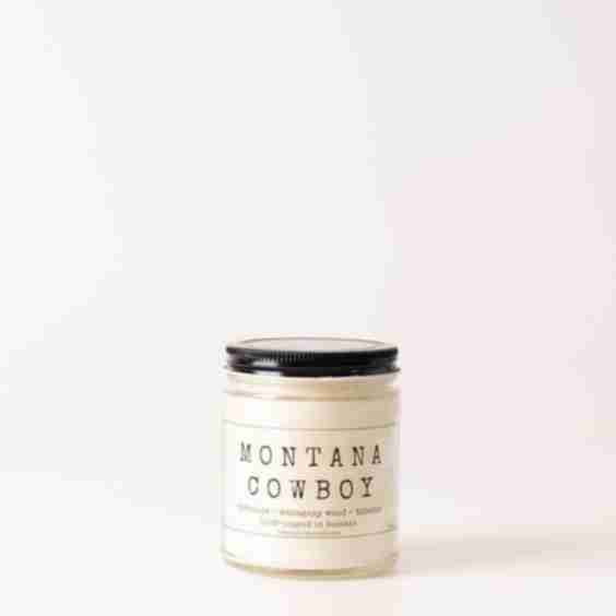Montana Cowboy Candle