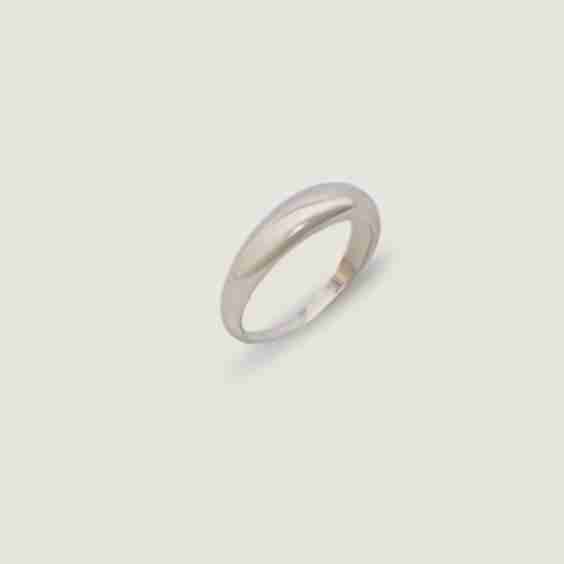 Dare To Love Classic Dome Ring Silver