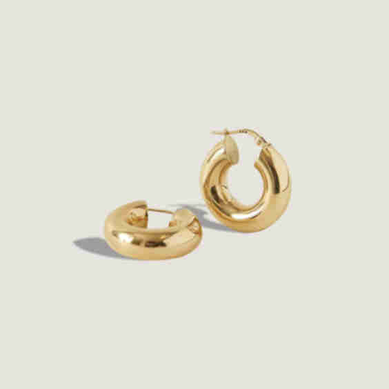 Bold Hoop Earrings - Small