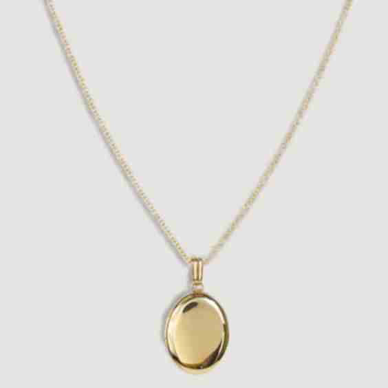 Maison Oval Locket Necklace