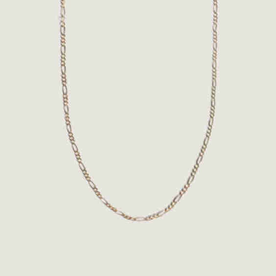 14k Figaro Chain Necklace
