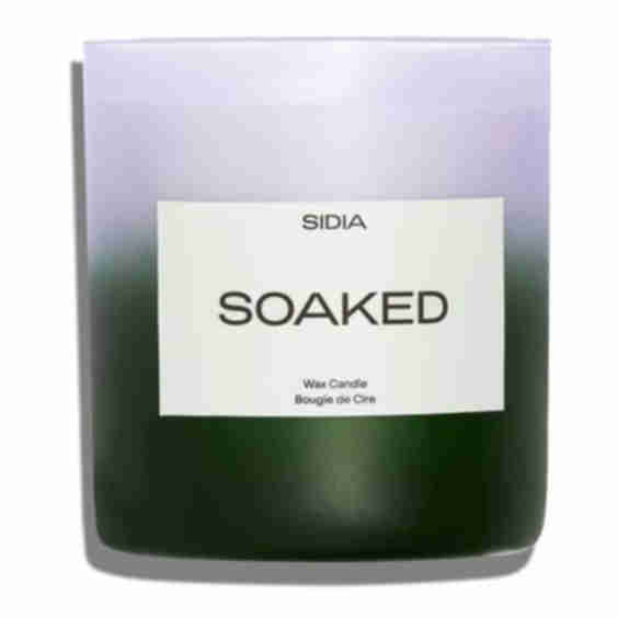 Soaked Wax Candle