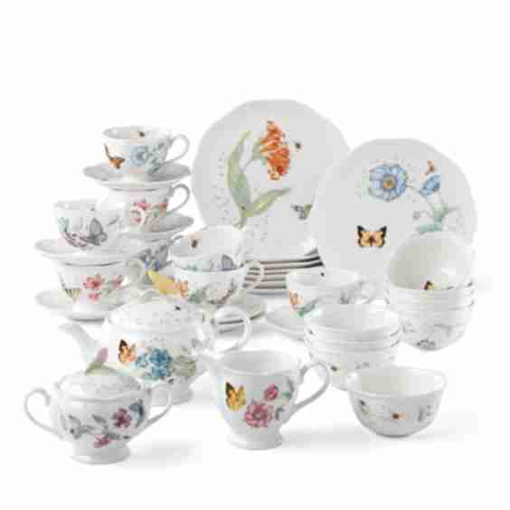 Butterfly Meadow 37 Piece Dessert  Tea Set