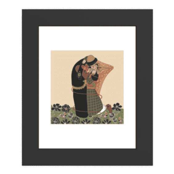 Lebanon Kiss Framed Print by Sinaeart