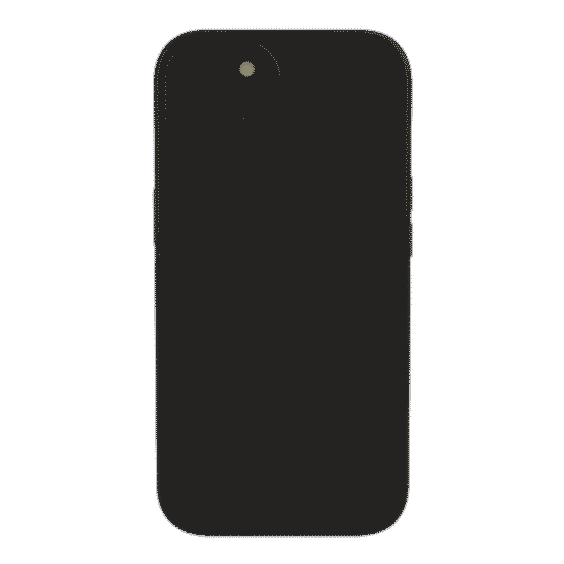 Minimal Black Matte Accent Color iPhone Case by Minimal Designer