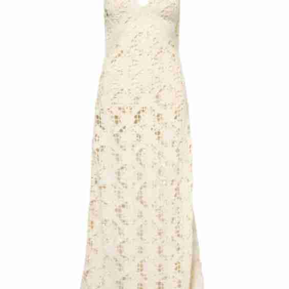 Sylvia Crochet Slip Dress
