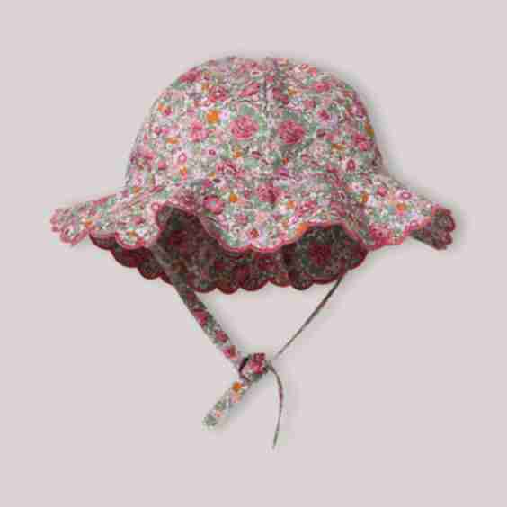 Capeline En Tissu Liberty Bebe