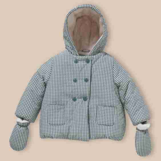 Babys Sherpa Lined Puffer Jacket