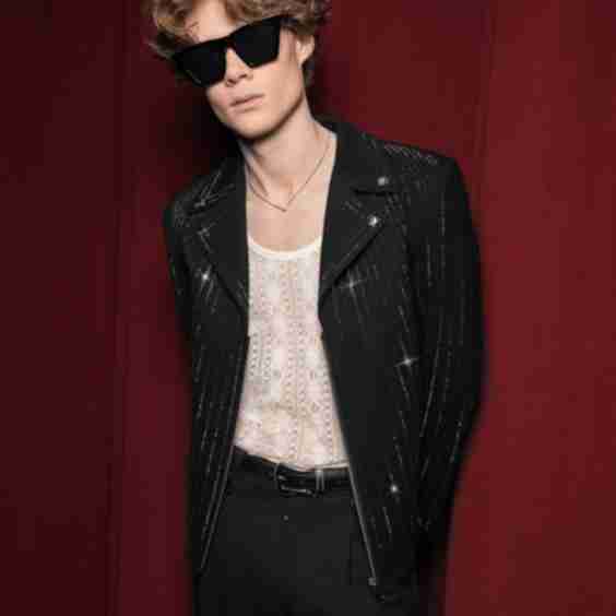 Rhinestone Biker Jacket