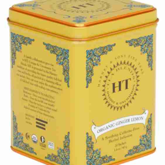 Ht Tin Organic Ginger Lemon (20 Sachets)