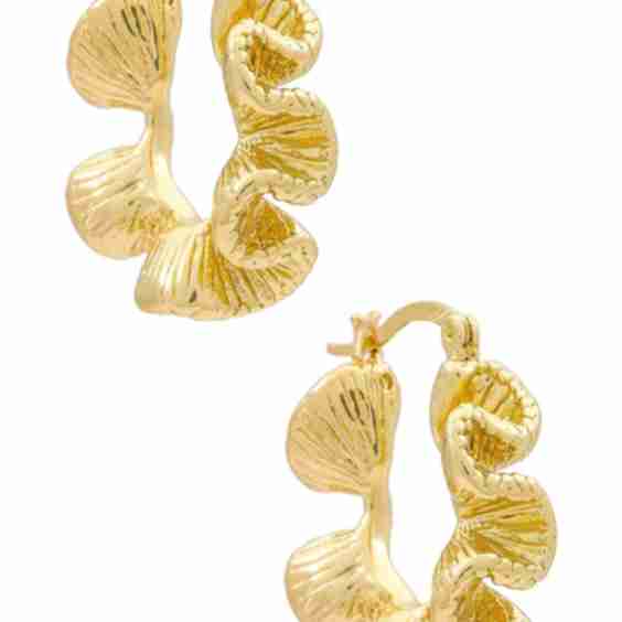 Amber Sceats X Revolve Wave Hoops Earrings