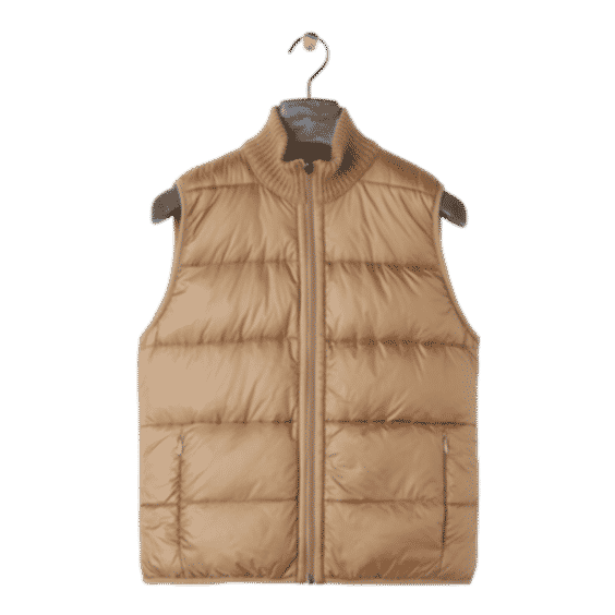 Reversible Cable Knit Quilted Vest 