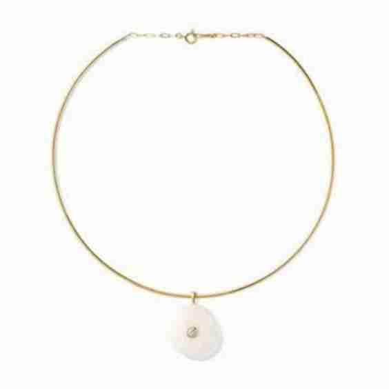 18-Karat Gold, Stone And Diamond Choker