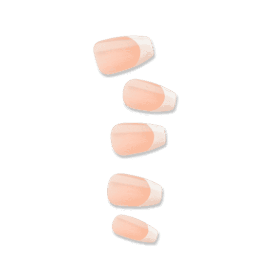 Classic French No Glue Instant Mani