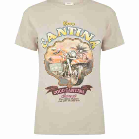 Coco Cantina Biker Tee Top
