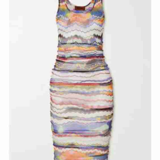 Mare Printed Mesh Dress