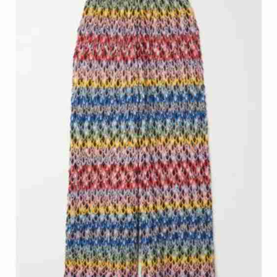 Mare Crochet-Knit Pants