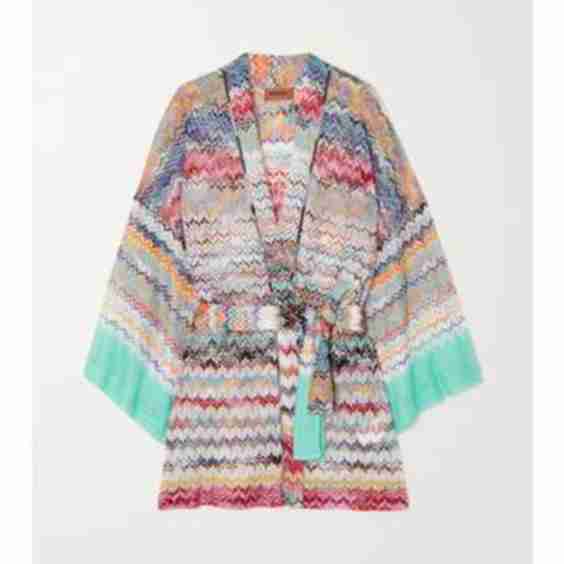 Mare Crochet-Knit Robe