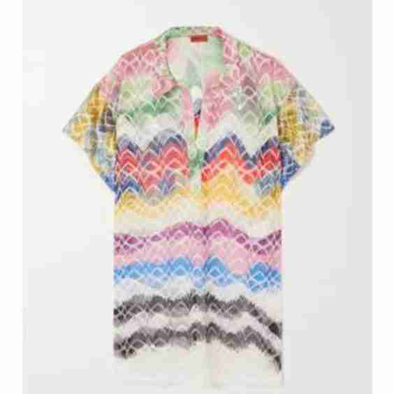 Mare Crochet-Knit Kaftan