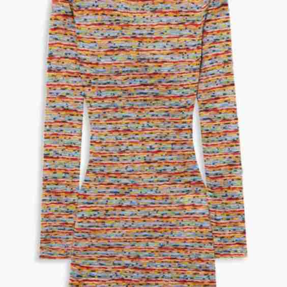 Mare Crochet-Knit Mini Dress
