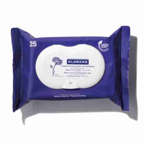 Make-Up Remover Biodegradable Wipes with Soothing Cornflower