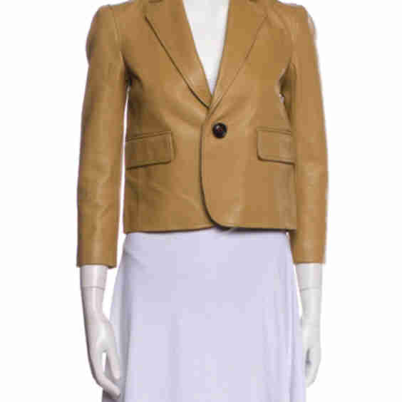 Leather Blazer