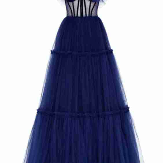 Elegant Off-The-Shoulder Maxi Dress