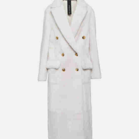 Reversible Double-breasted Shearling Coat