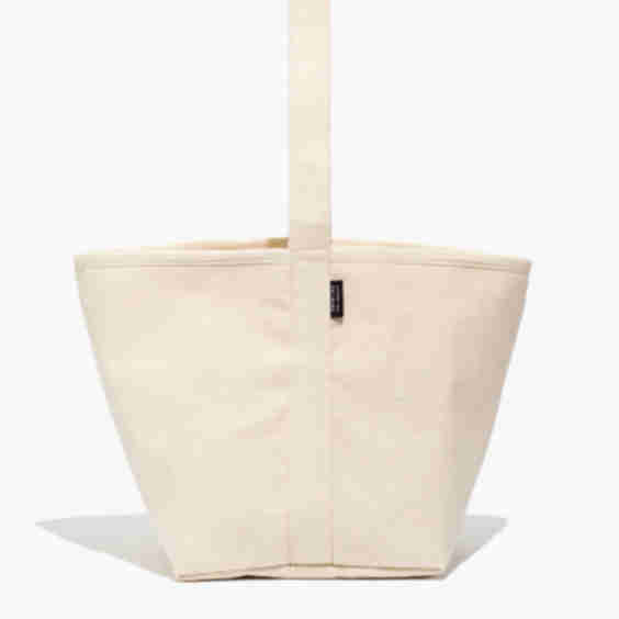 Reversible Canvas Bucket Bag