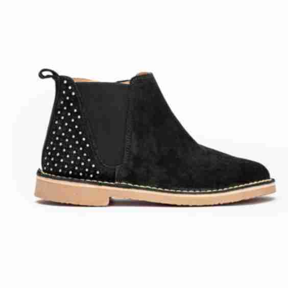 Studs And Suede Chelsea Boot