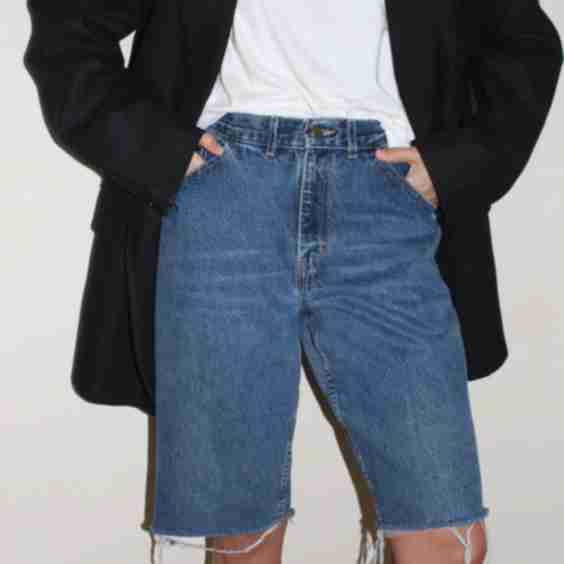 Vintage True Blue Cut Off Denim Shorts