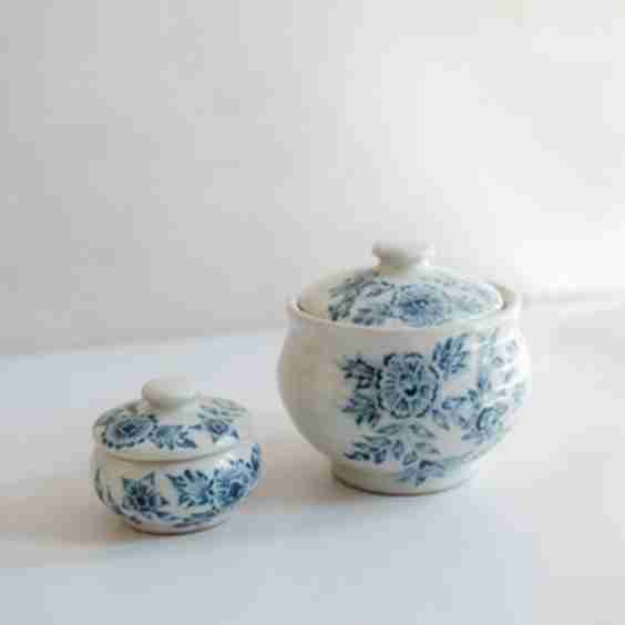 Hand-Painted Artisan Canister