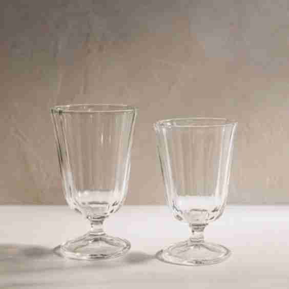 Fluted Glassware Set
