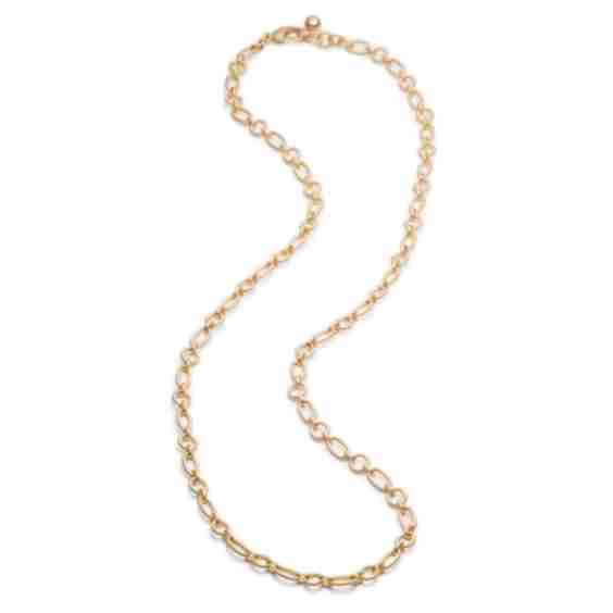 Plaza Oval Round Chain Necklace Base