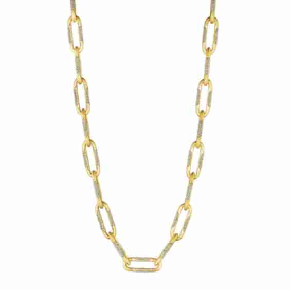Crescent Eclipse | Large Link Necklace