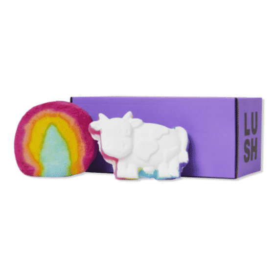 The Cow Jumped Over The Rainbow Bathing Duo