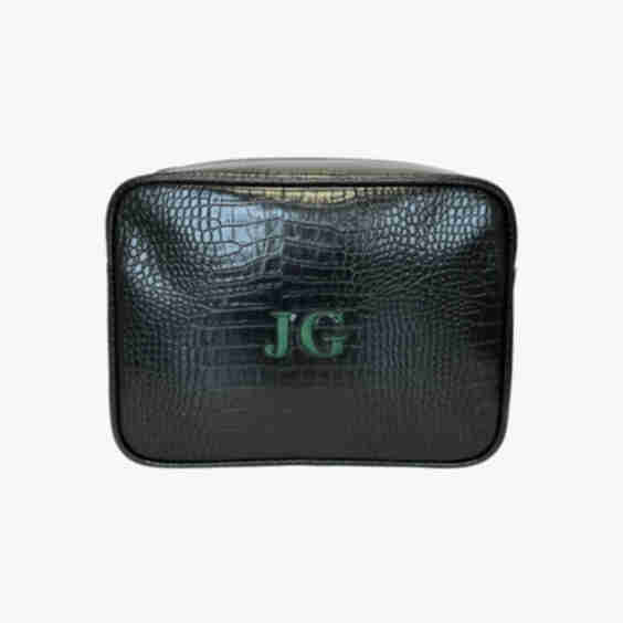 Classic Monogram Croc Pouch