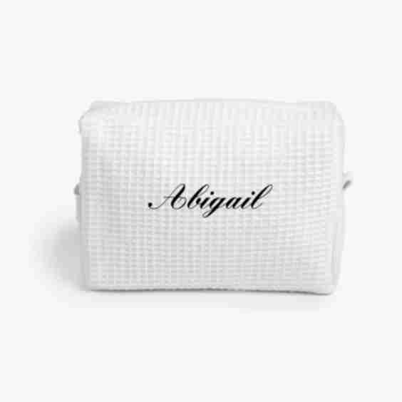 Name Waffle Pouch