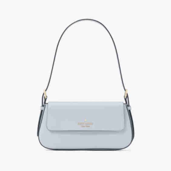Madison Saffiano Leather Small Flap Shoulder Bag