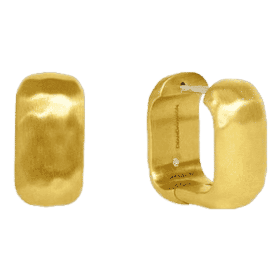Nomad Square Huggie Hoops