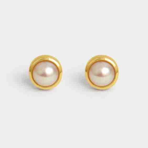 Signature Midi Knockout Studs Earring