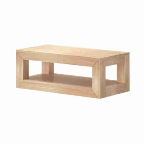 Modern Coffee Table With Shelf 