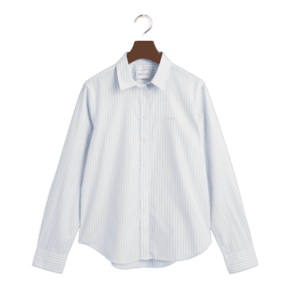 Regular Fit Striped Poplin Shirt