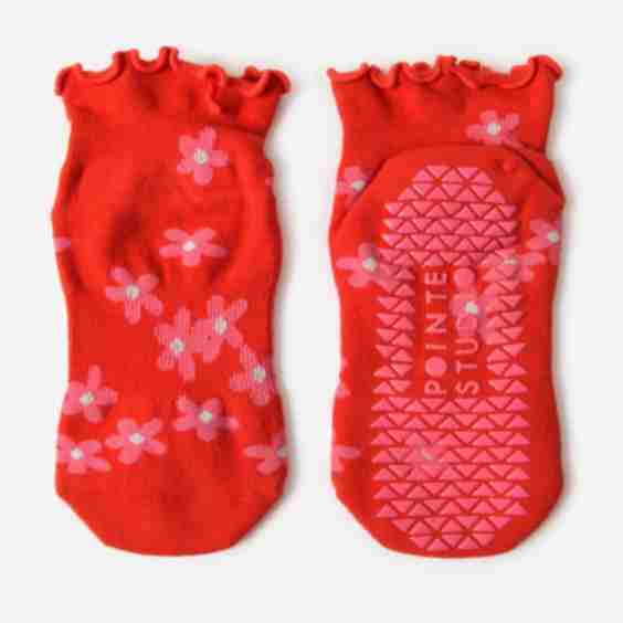Bloom Quarter Grip Socks