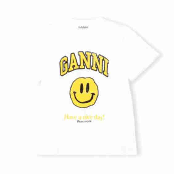Smiley Yellow Basic Cotton Jersey T-Shirt