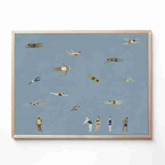 Swimmers Poster